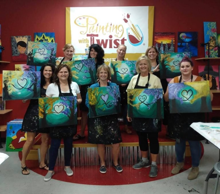 Painting with a Twist - such fun!