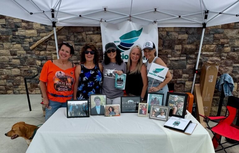 a beautiful fundraising event with some of the Warrior Moms